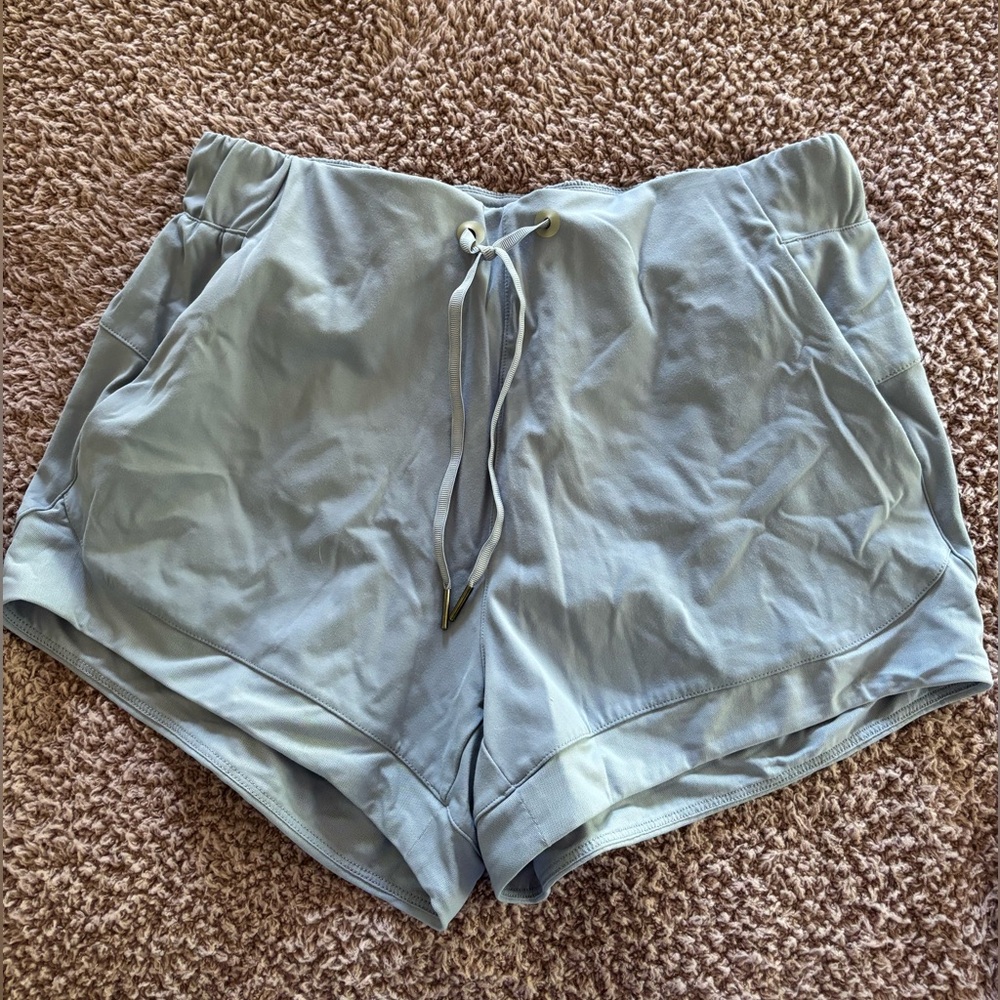 Southern Atheletica athletic shorts. Light blue/grey size 6